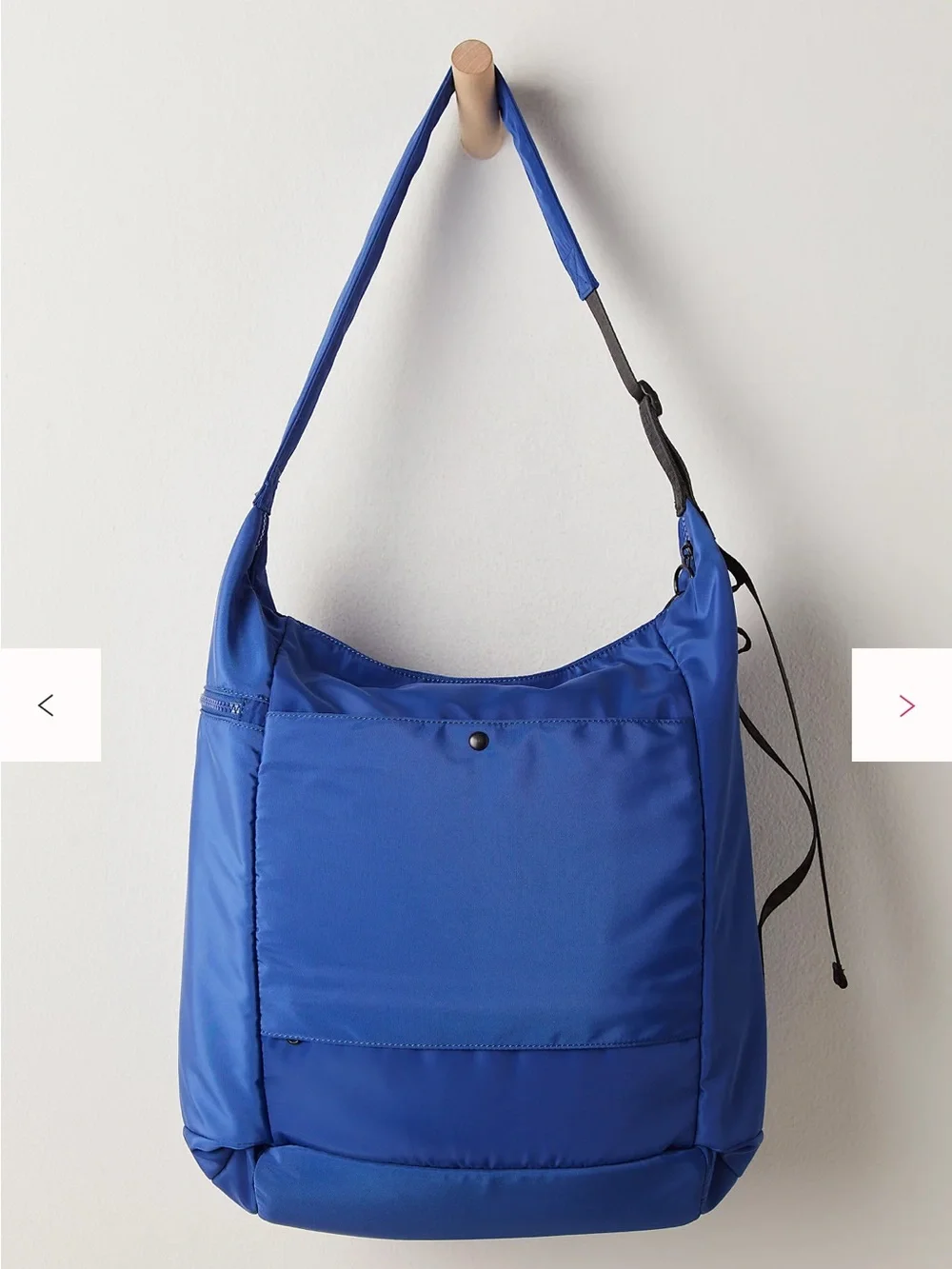 Free People No Time Zones Carryall Tote - Cobalt Blue